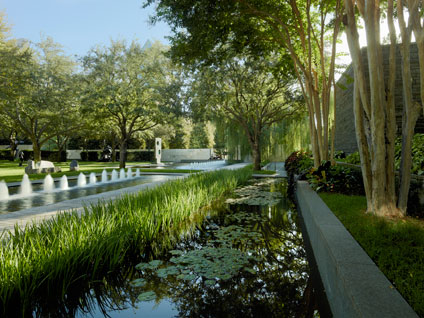 Nasher Sculpture Center garden pond