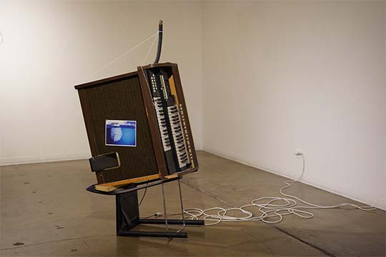Installation image of Jeff Gibbons's B.O.B.O.
