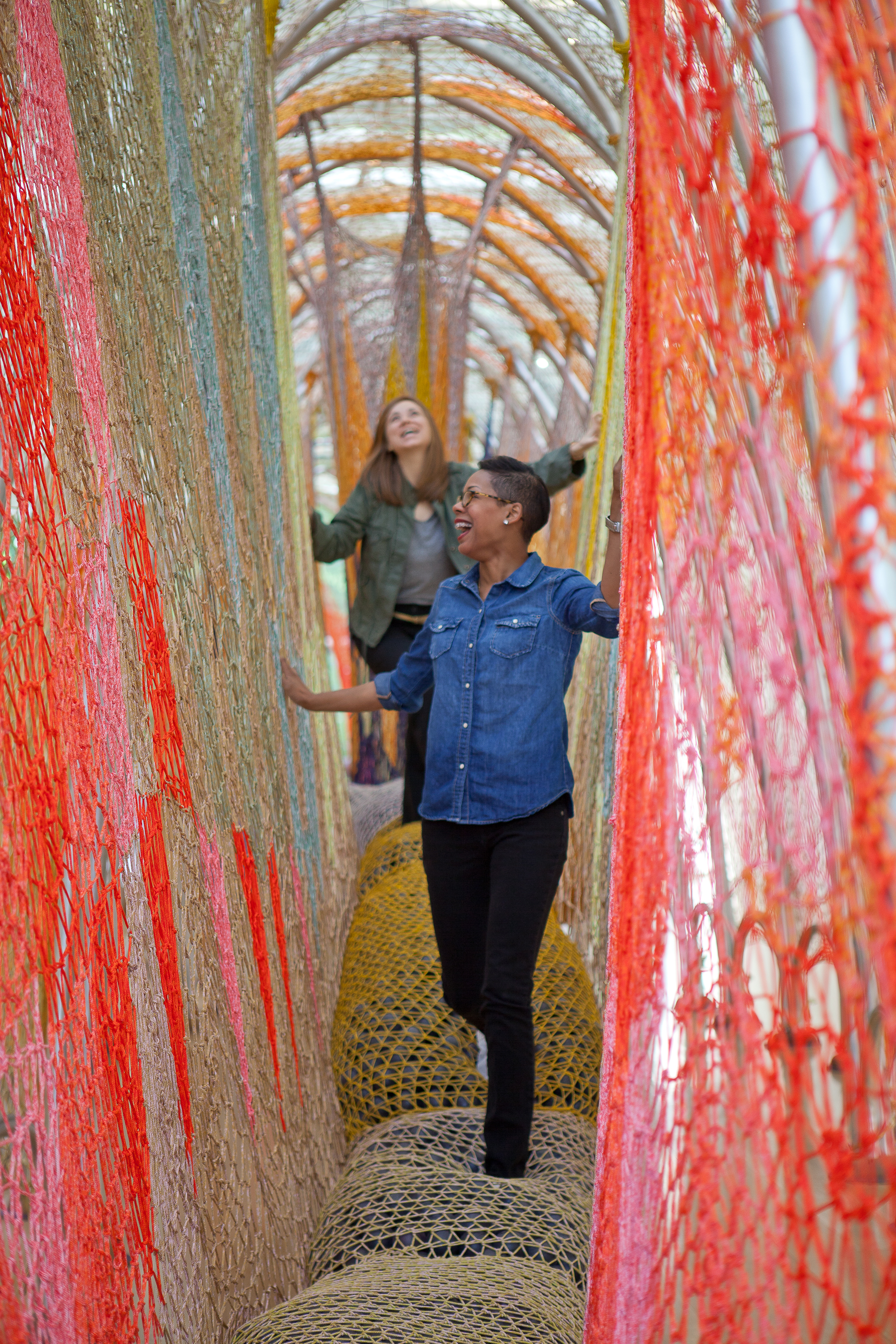 Ernesto Neto’s exhibition at the Nasher Sculpture Center