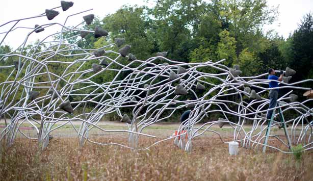 Flock in Space, Ruben Ochoa
