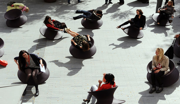 Heatherwick Studio Spun Chairs Nasher Sculpture Center