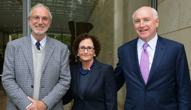 Renzo Piano, Nancy Nasher, and David Haemisegger