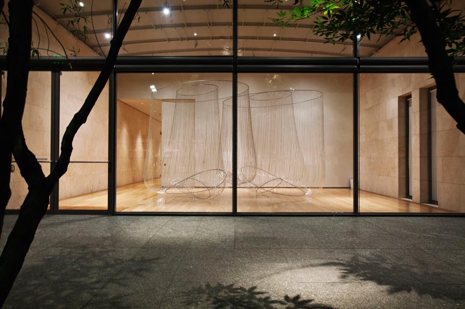 Wave Equation, 2010 installation by Alyson Shotz