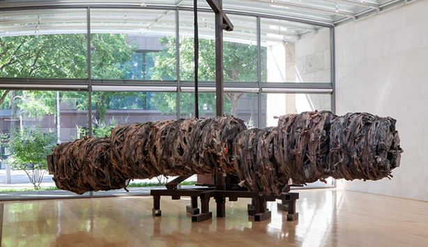 Phyllida BarlowPhyllida Barlow's untitled:hangingmonument2015 purchased through the Kaleta A. Doolin Aquisitions Fund for Women Artists
