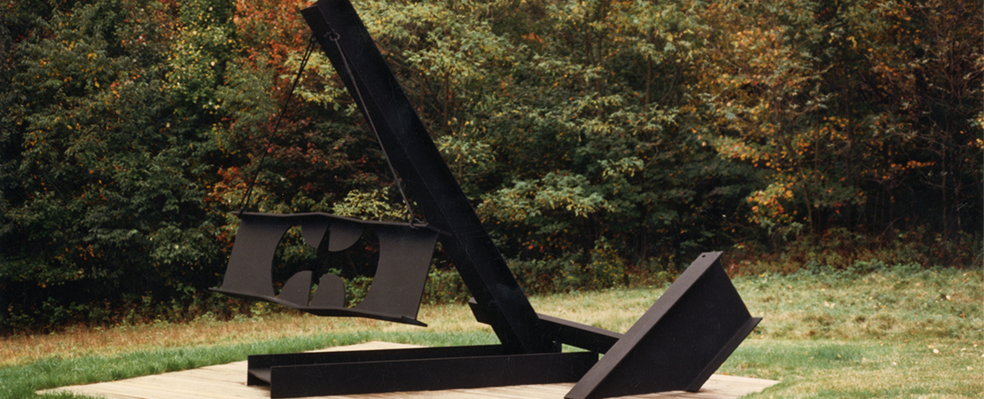 Mark di Suvero, 'Crete,' 1967. Painted steel, 164 x 12 6 x 164 in. (417 x 320 x 417 cm). Private Collection, courtesy of Jaime Frankfurt LLC