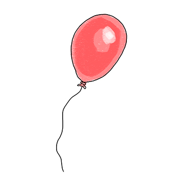 Drawing of a balloon