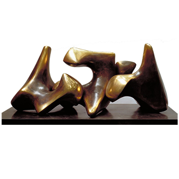 Working Model for Three Piece No. 3: Vertebrae by Henry Moore